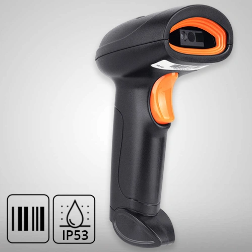 Handheld 2D Barcode Scanner with Digital Display