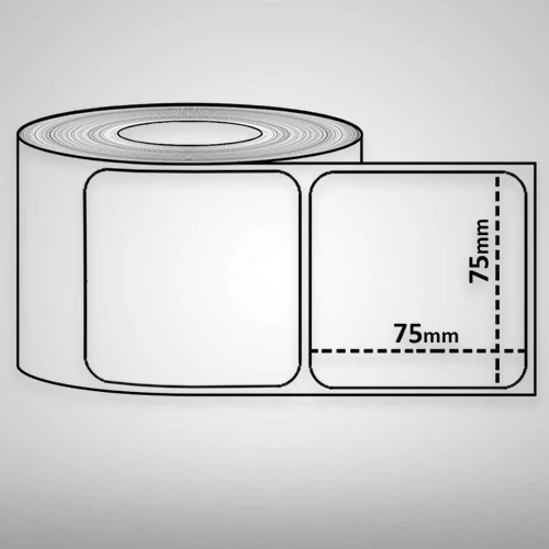 Barcode Label, 75mm x 75mm