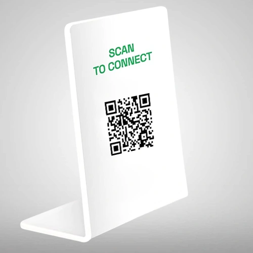 QR Code NFC Display Stand