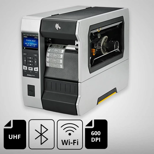 Zebra ZT610 RFID Industrial Printer, 600 DPI