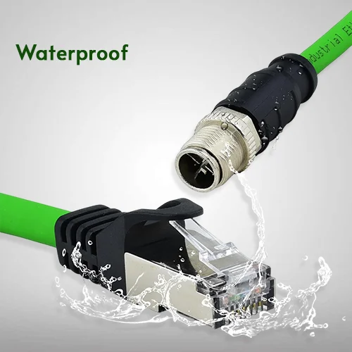 Zebra FXR90 X-Code M12 to RJ45 Ethernet Cable