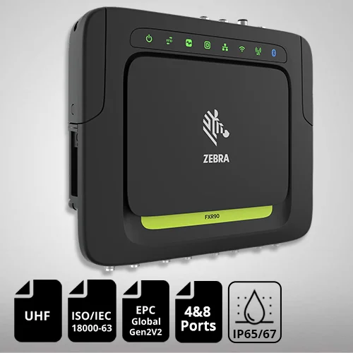 Zebra FXR90 RFID Reader, Fixed, Ultra Rugged, 4 & 8 Ports